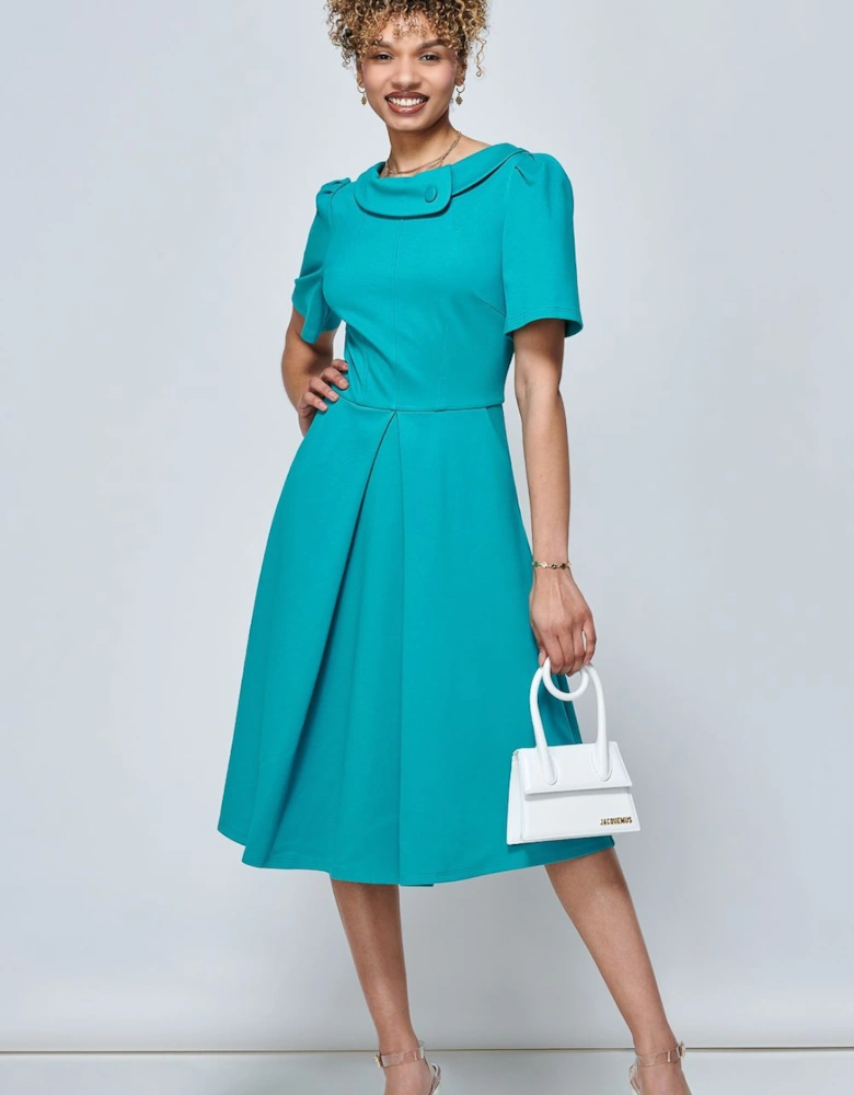 Sophia Button Collar Dress