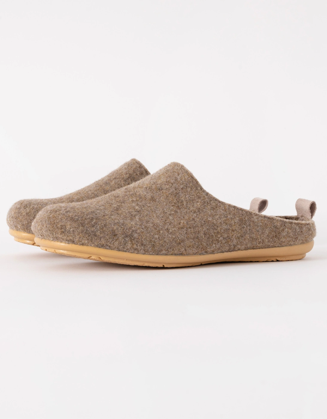 Snippy Womens Felt Slippers - Wheat, 6 of 5