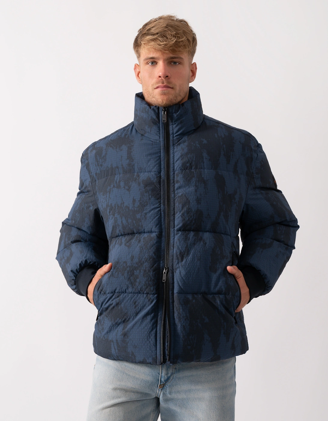 BOSS Orange Oshin Mens Jacket - Dark Blue 404, 6 of 5