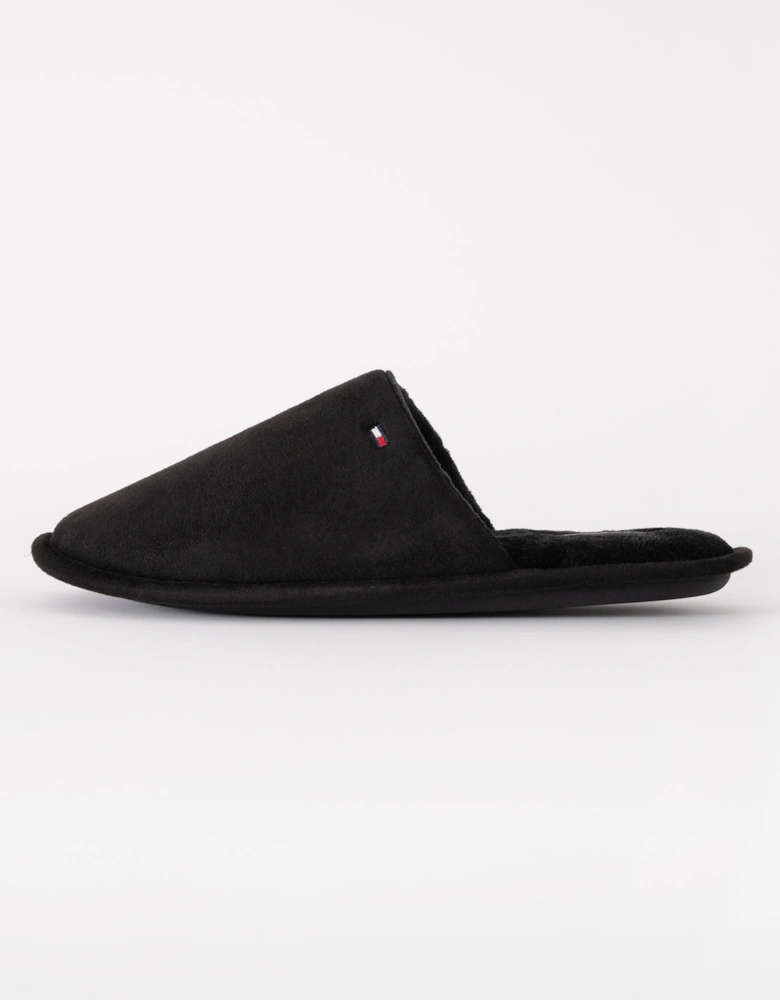 Core Hilfiger Flag Mens House Slippers - Black