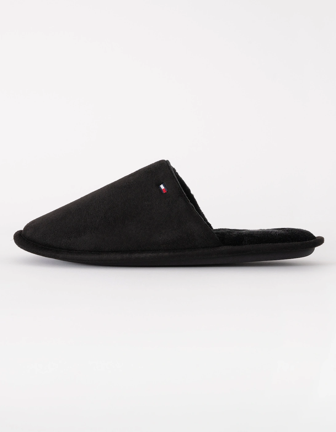 Core Hilfiger Flag Mens House Slippers - Black