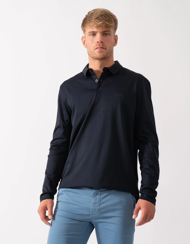 BOSS Green Pirol Mens Polo Shirt 50544335 - Dark Blue 402