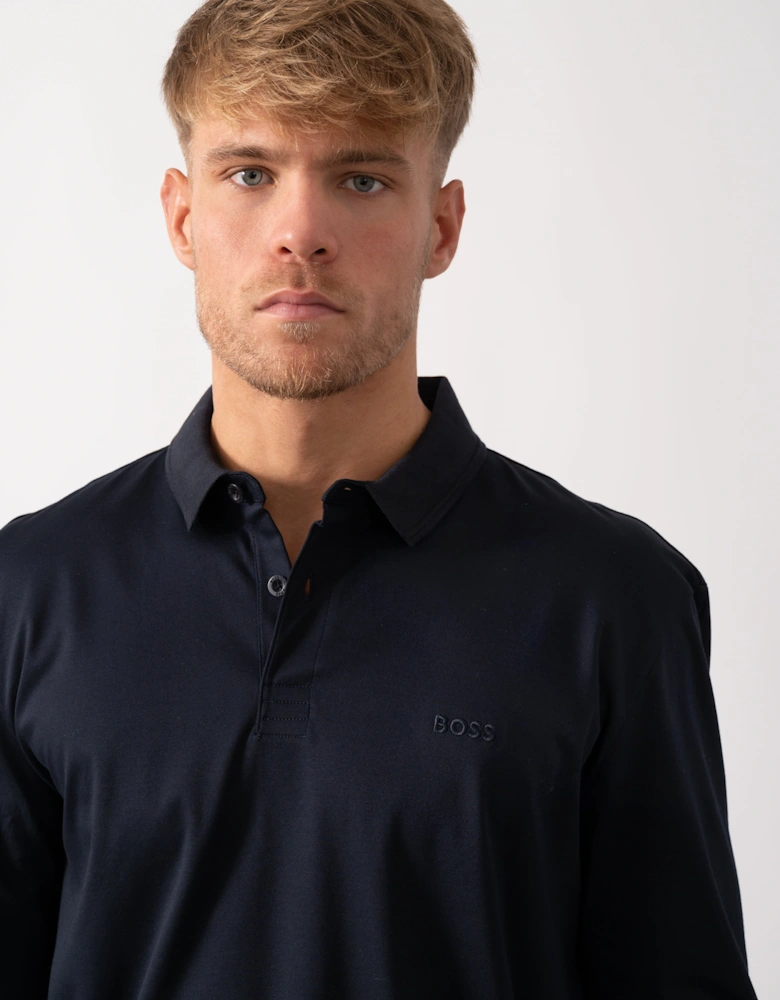 BOSS Green Pirol Mens Polo Shirt 50544335 - Dark Blue 402
