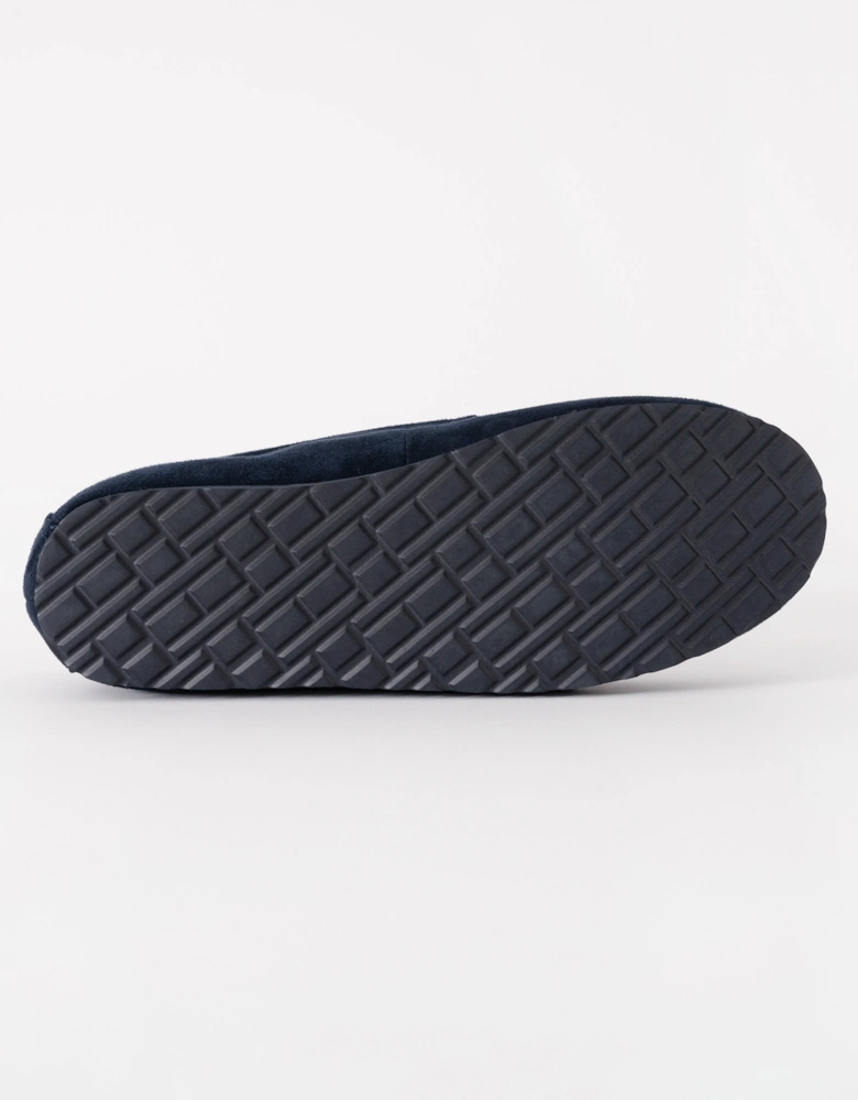 Suede Hilfiger Mens Driver House Shoes - Desert Sky