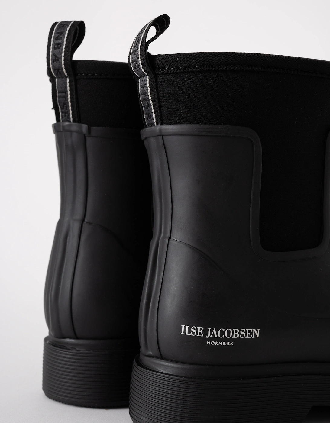 Womens Neo Rain Short Wellies - Black 001