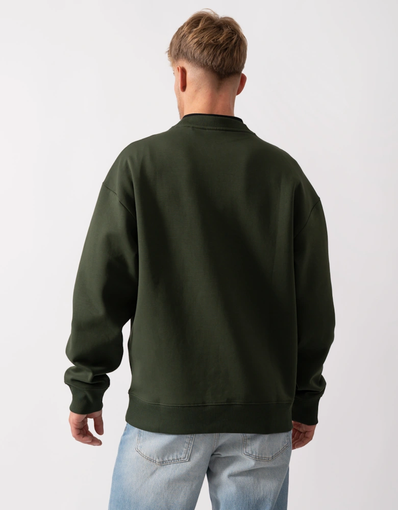 HUGO Dettil Mens Sweatshirt - Dark Green 309