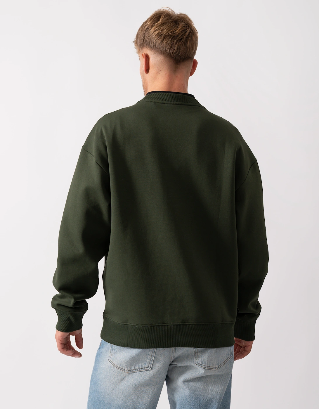 HUGO Dettil Mens Sweatshirt - Dark Green 309