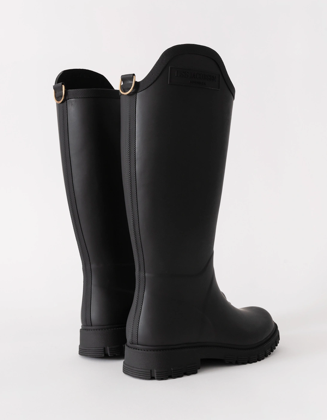 RubSwift Asymmetric Tall Wellies - Black