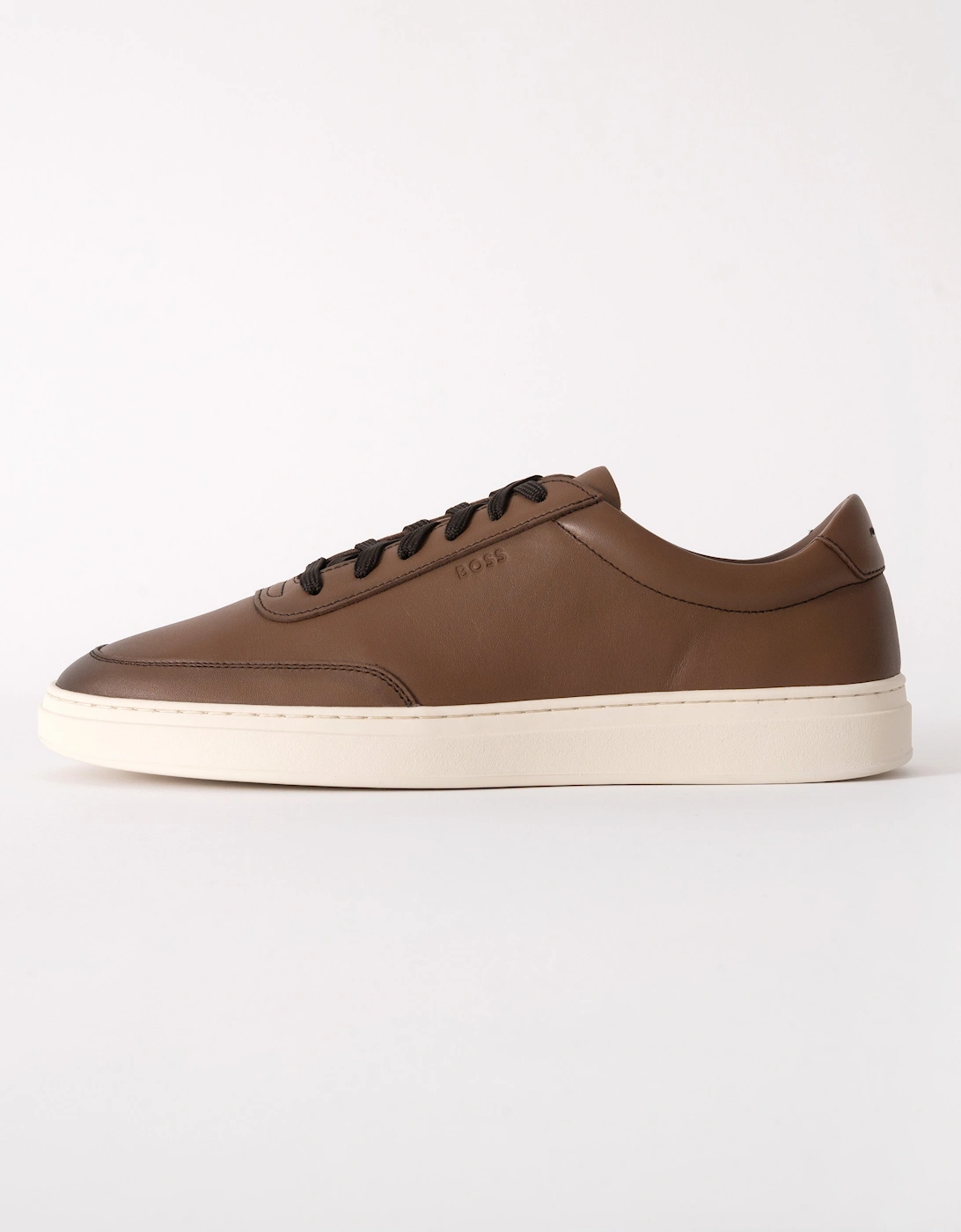 BOSS Orange Kieran Tennis Trainers - Medium Brown 210