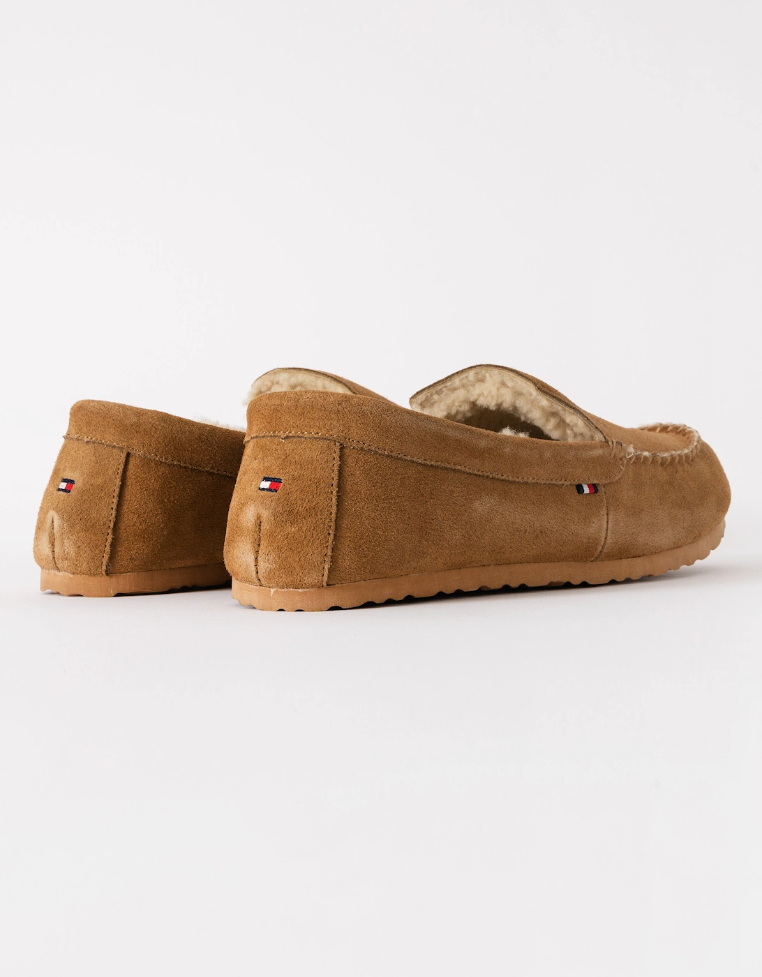 Suede Shirling Hilfiger Mens House Slippers - Sahara