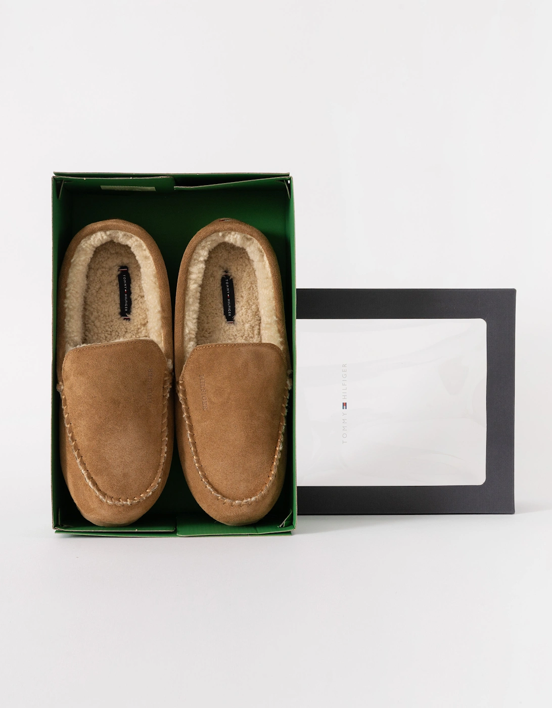 Suede Shirling Hilfiger Mens House Slippers - Sahara, 8 of 7