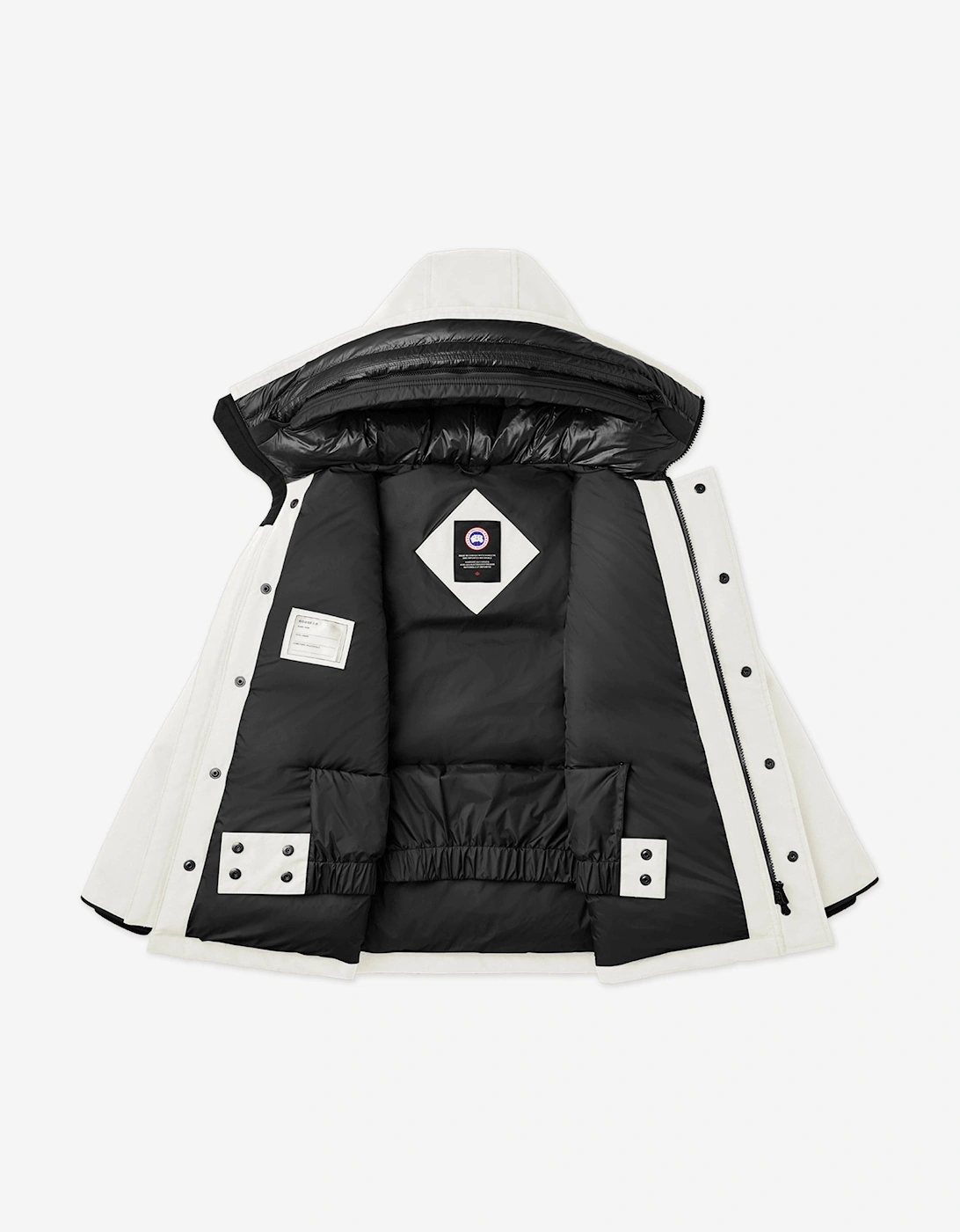Kids Down Padded Expedition Parka in White