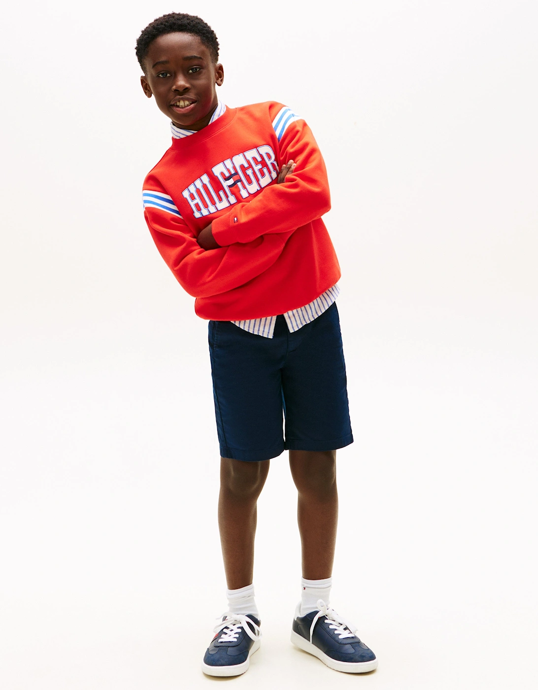 Boys Chino Shorts in Navy