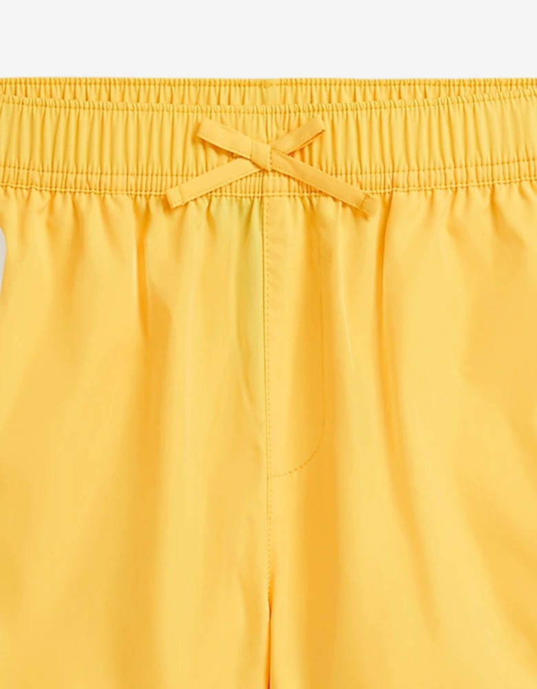 Girls Athletic Polo Shorts in Yellow