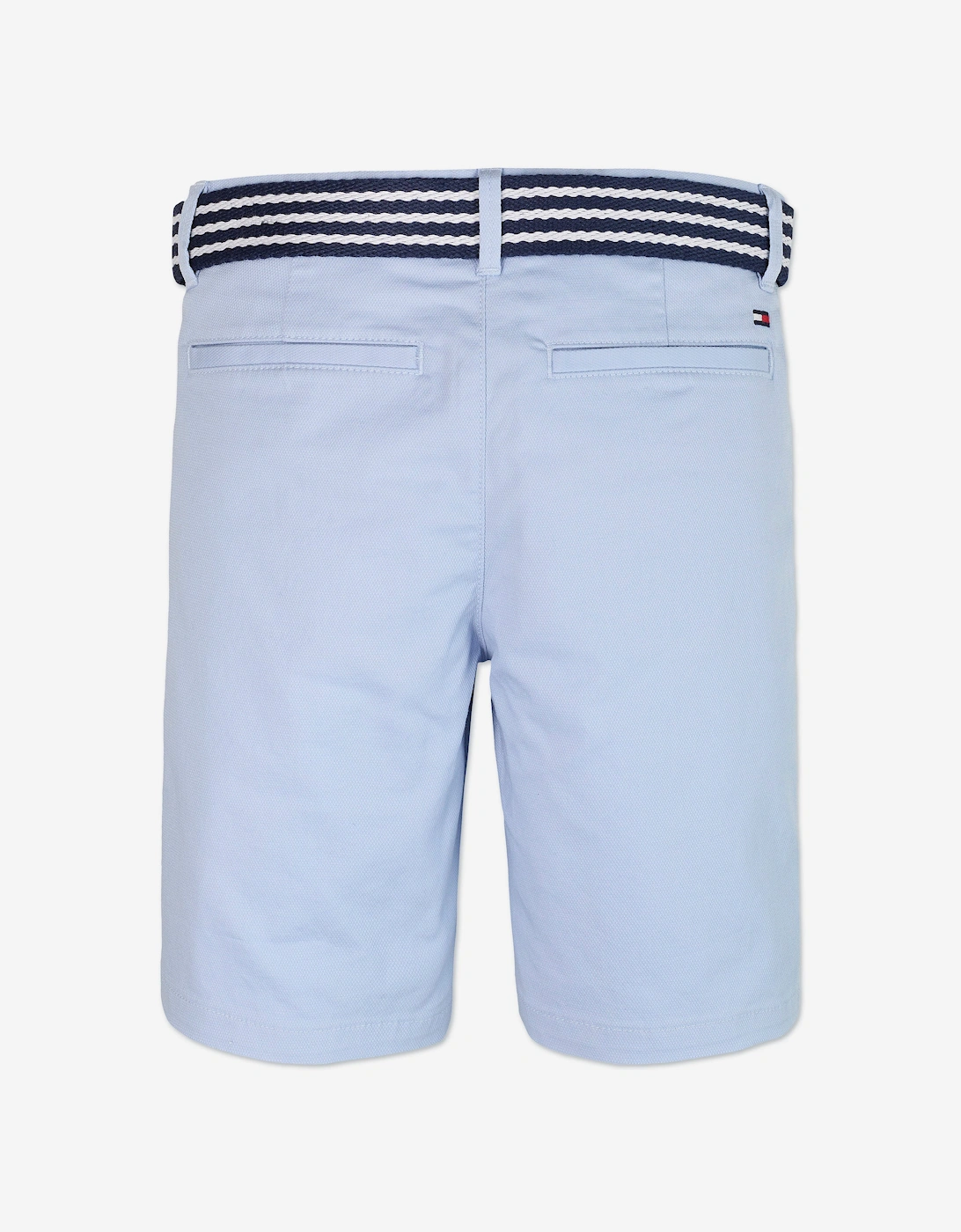 Boys Belted Shorts in Blue