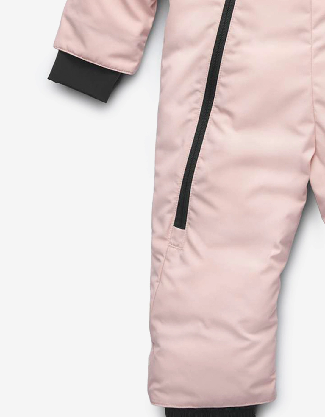 Baby Girls Down Padded Lamb Snowsuit in Pink