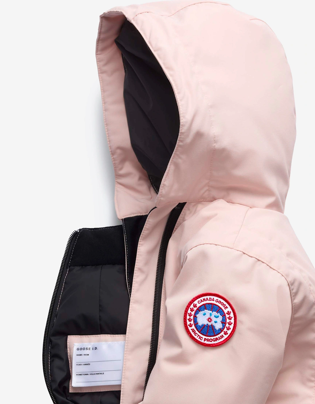 Baby Girls Down Padded Lamb Snowsuit in Pink