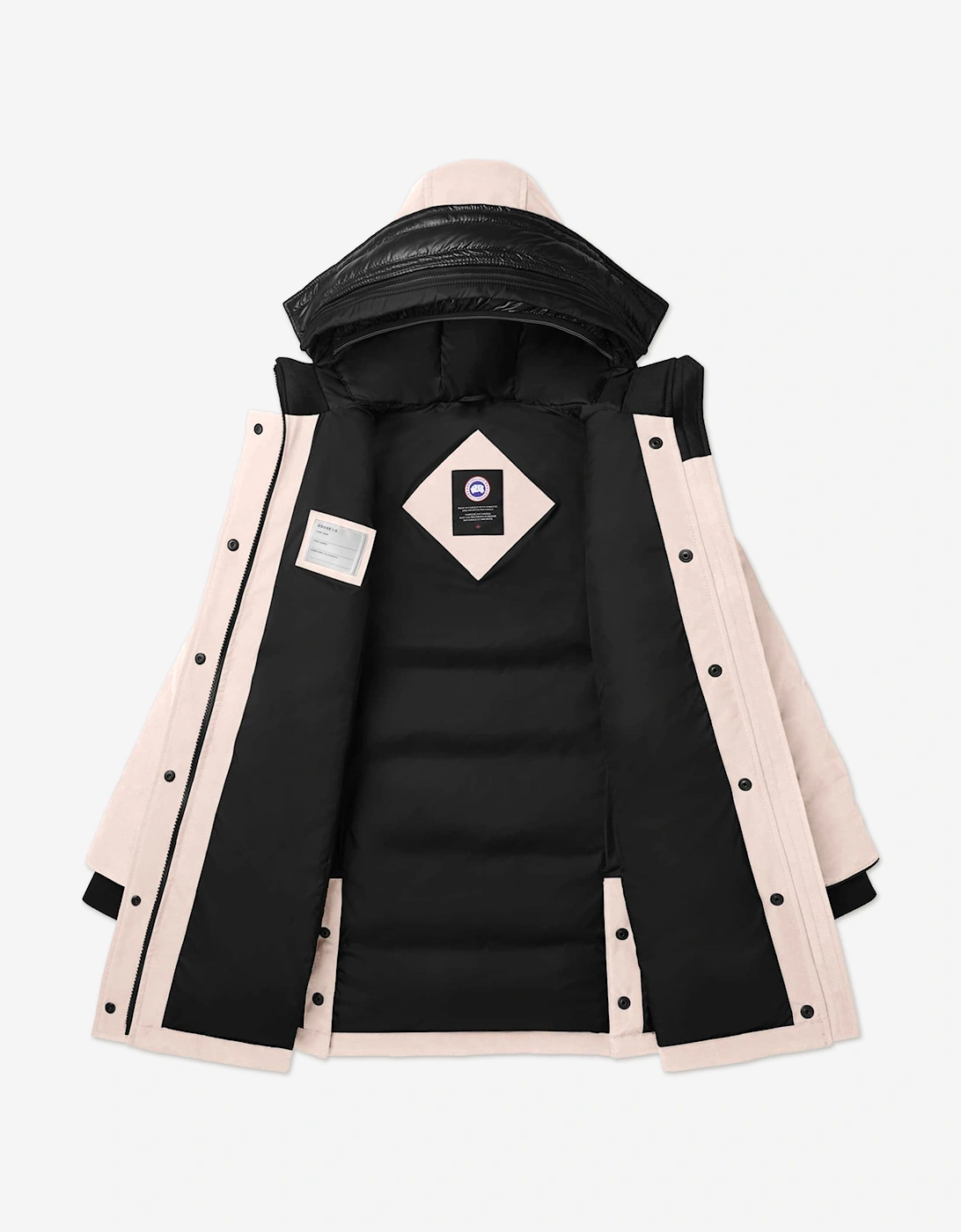 Girls Down Padded Juniper Parka Coat in Pink