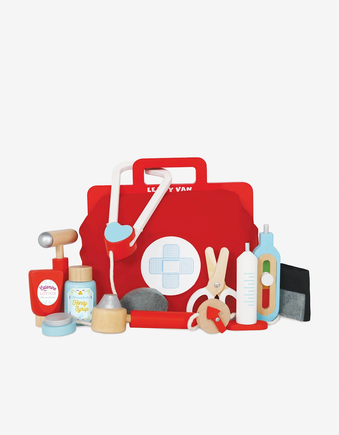 Vintage Doctor Roleplay Wooden Kit-10 Piece (22 x 14.5 x 15 cm), 5 of 4