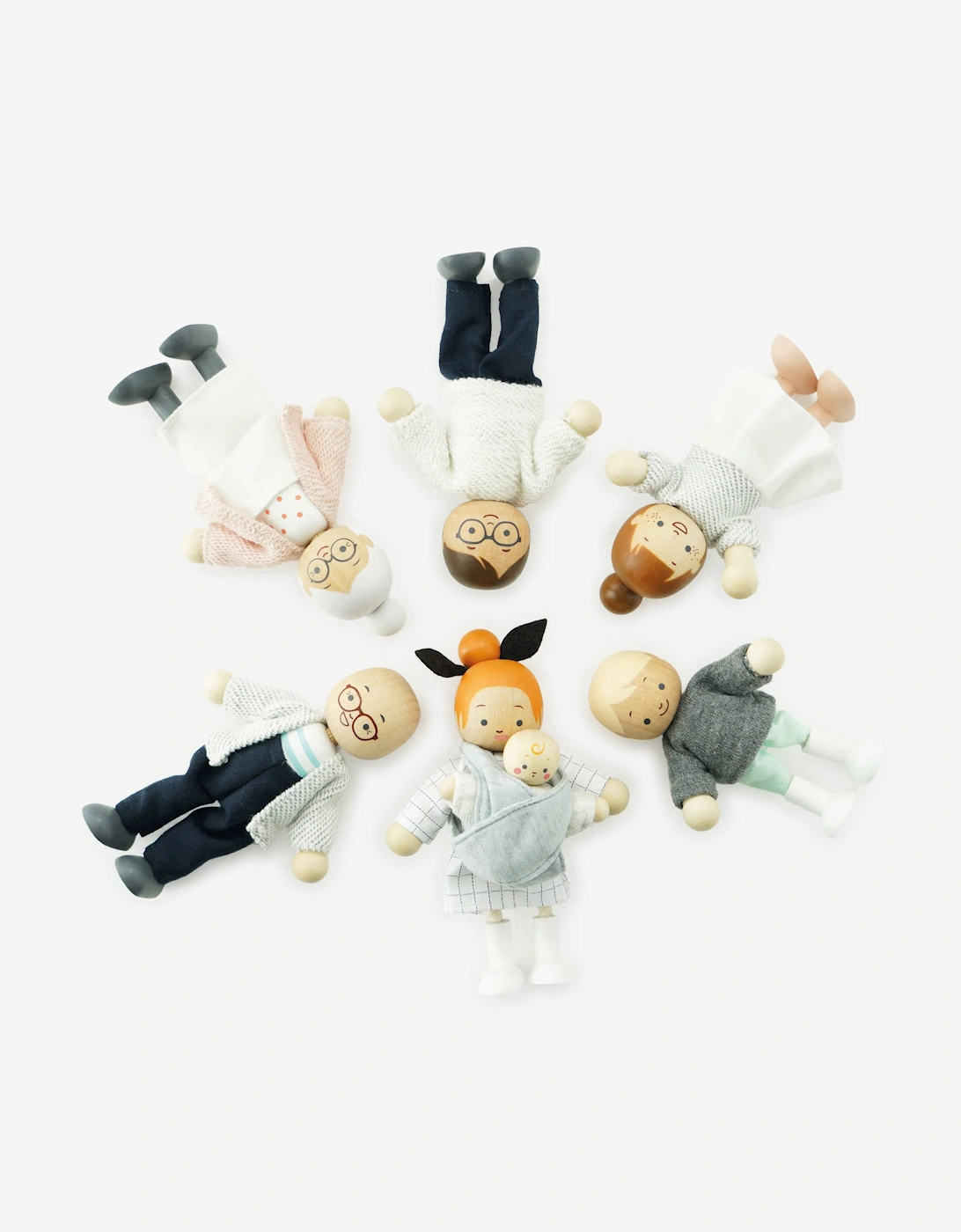 Dolls House Family-7 Piece (12CM approx)