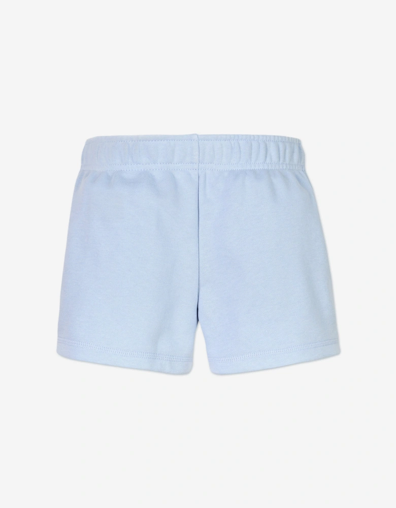 Girls Tommy Script Shorts in Blue