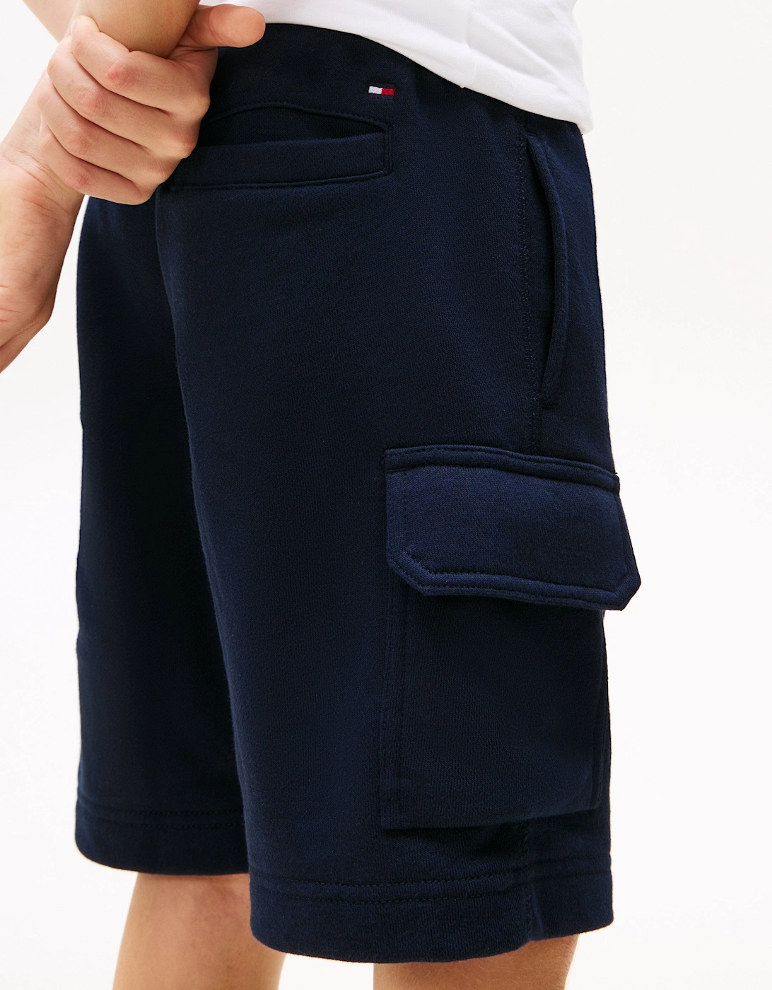 Boys T-Shirt and Cargo Short Set in White