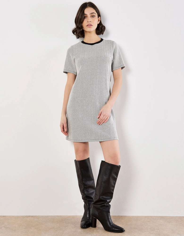 Chevron T-Shirt Mini Dress