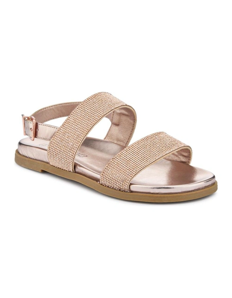 Buckled Slingback Sandals