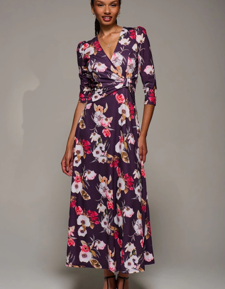 Jersey Fit & Flare Maxi Dress