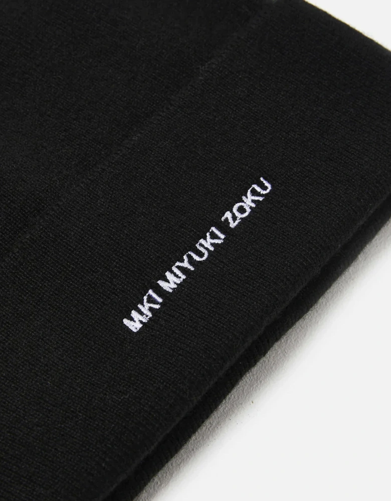 Embroidered Merino Beanie