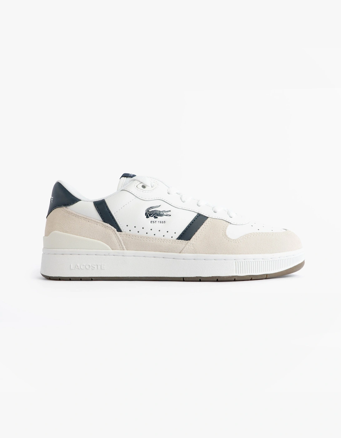Lacoste Men's Lacoste T-CLIP SET Mens Court Trainers Trainers White/Navy