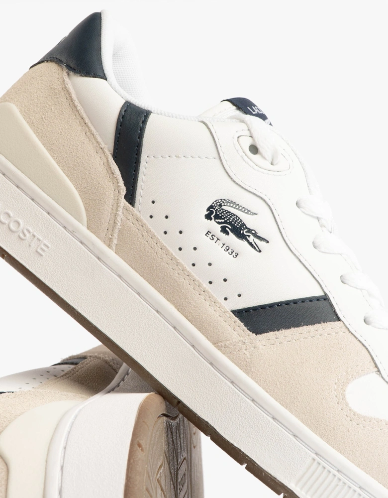 T-CLIP SET Mens Court Trainers Trainers White/Navy