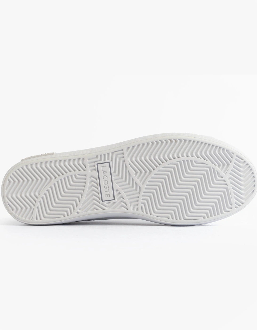 POWERCOURT Mens Court Trainers Trainers White/Navy/Red