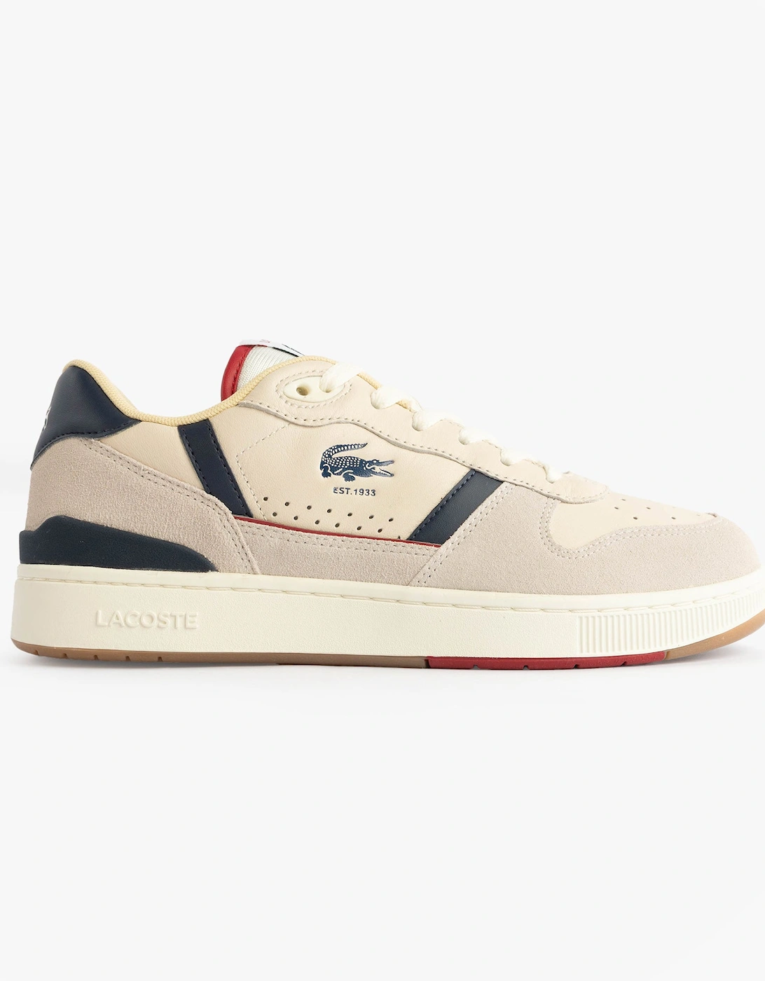 T-CLIP SET Mens Casual Trainers Trainers Off White/Gum, 7 of 6