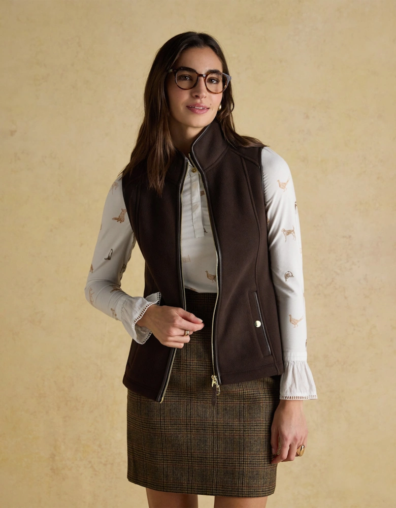 FAIRBOURNE Womens Gilet Brown