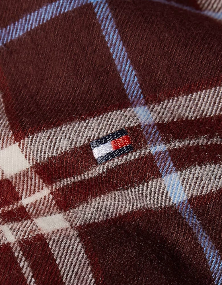 LS FLNL SHIRT PJ PAN Womens Set Tartan Reiker Burgundy