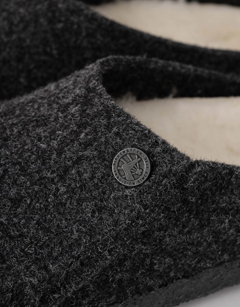 Birkenstock Zermatt Shearling FE Womens Clogs - Anthracite