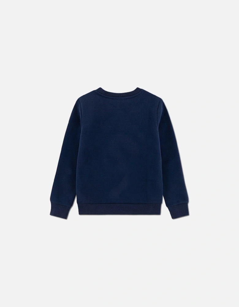 COLOUR BLOCK NAVY SWEATSHIRT SJ0933