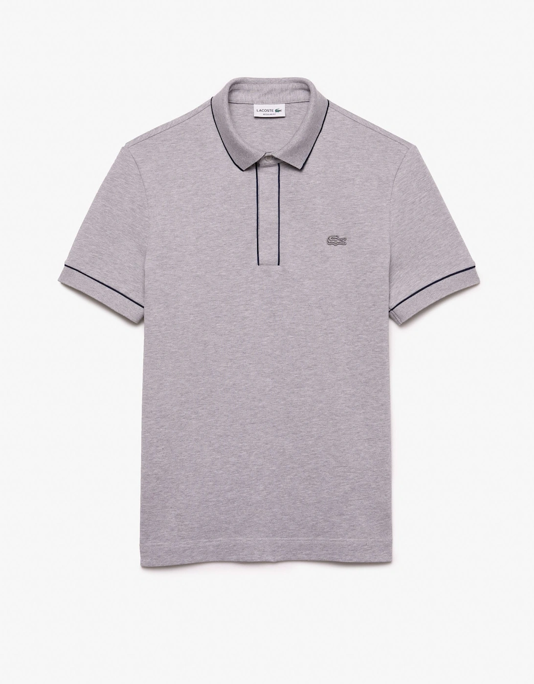Regular Fit Paris Stretch Piqué Polo Shirt, 7 of 6