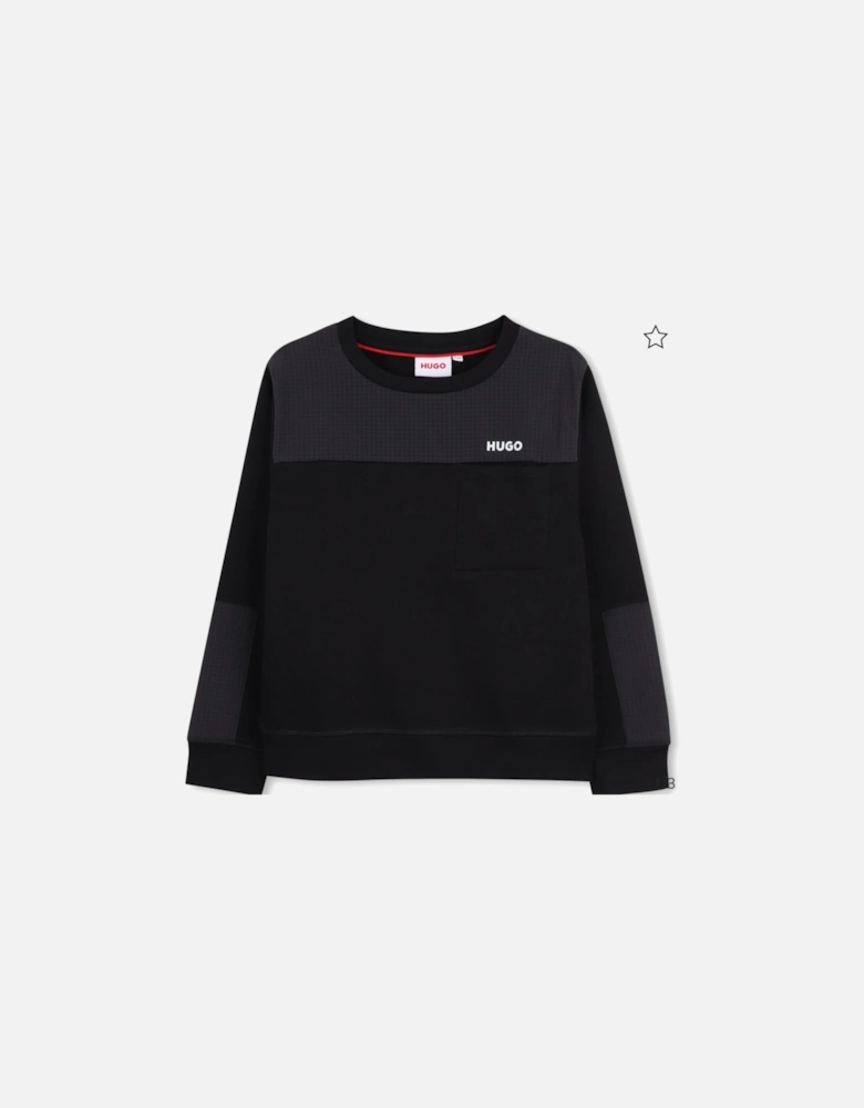 HUGO BLACK SWEATSHIRT G00449