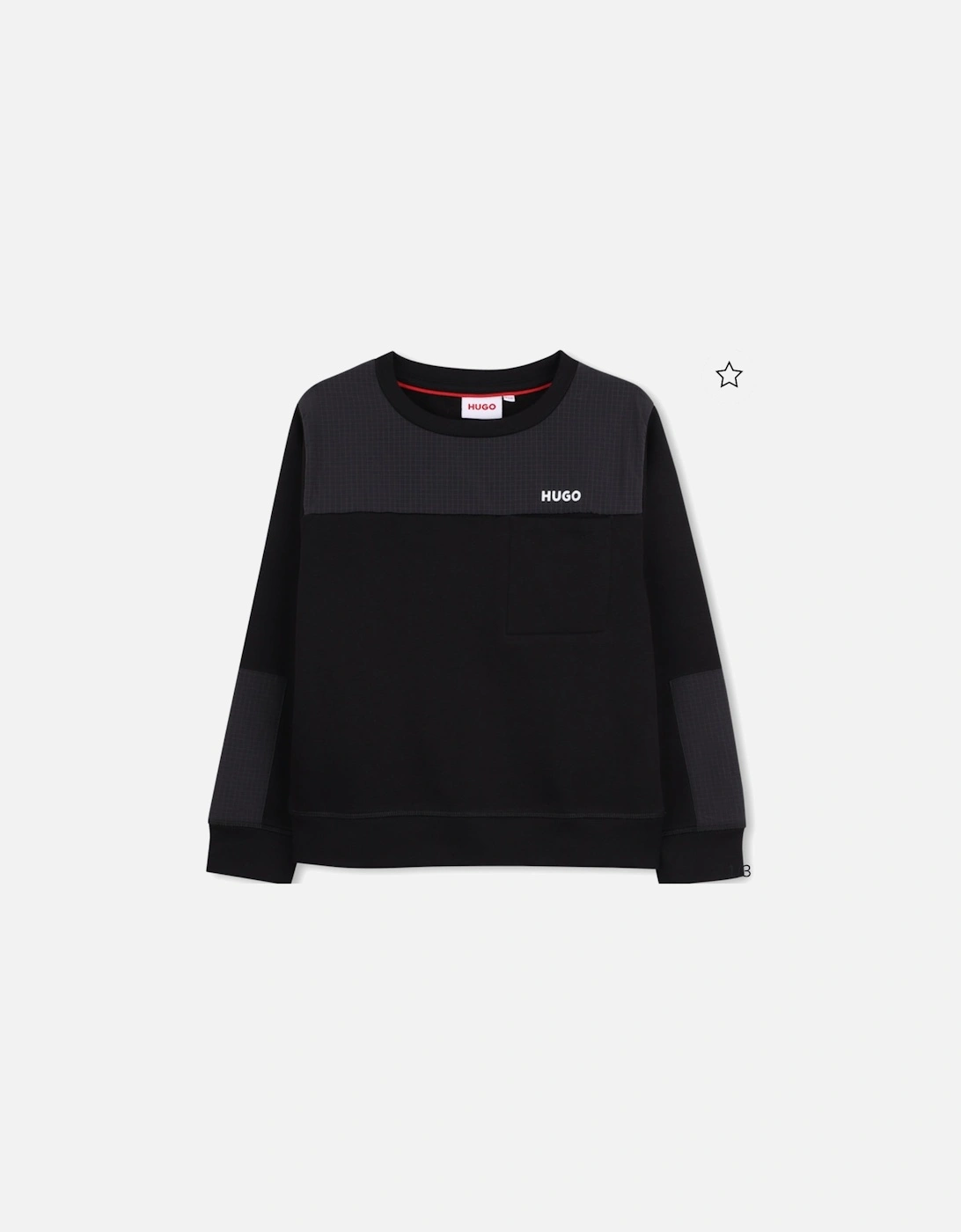 HUGO BLACK SWEATSHIRT G00449, 3 of 2