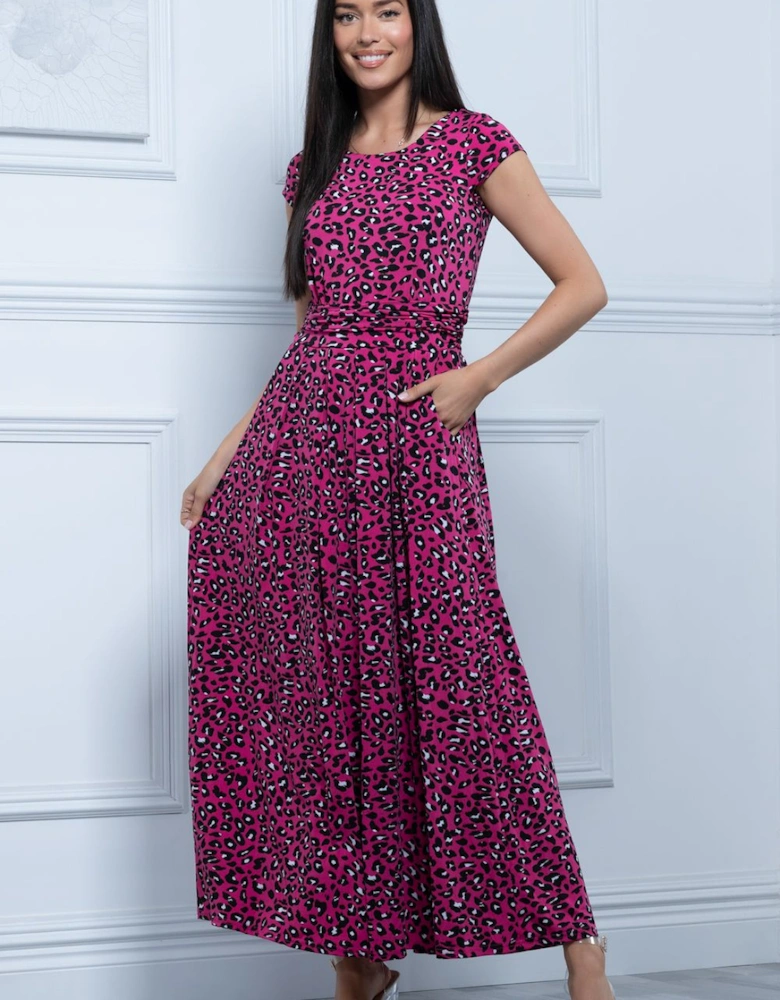 Karlee Cap Sleeve Maxi Dress