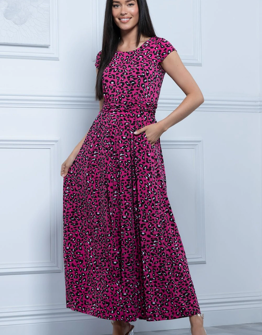 Karlee Cap Sleeve Maxi Dress, 2 of 1