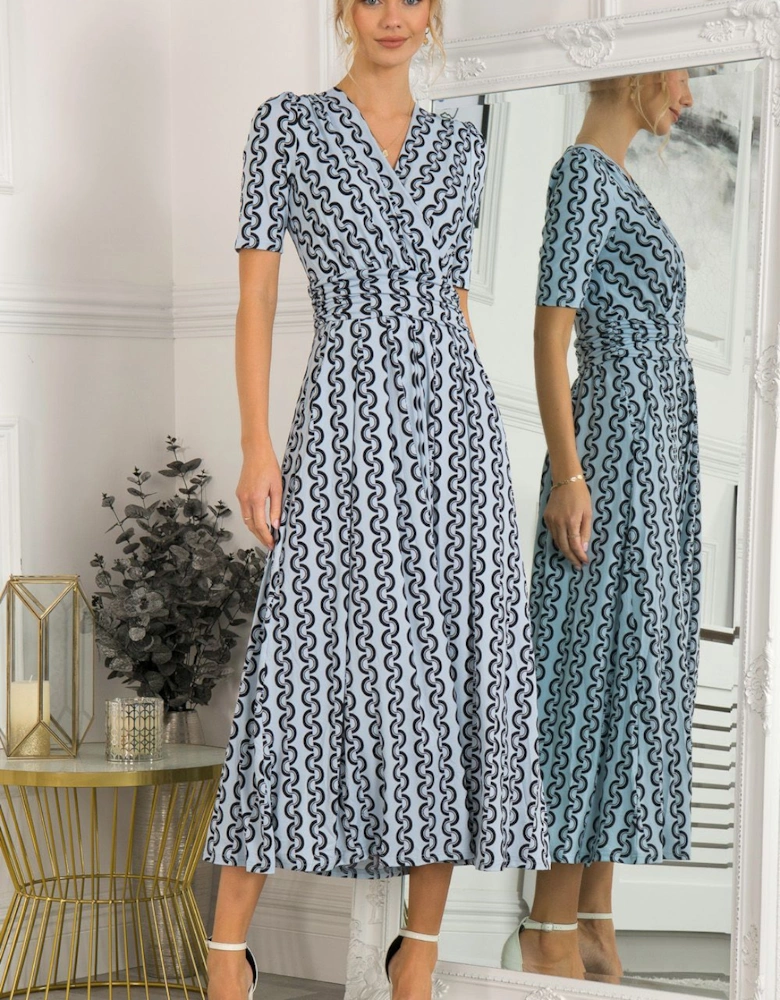 Rhaya Printed Jersey Maxi Dress