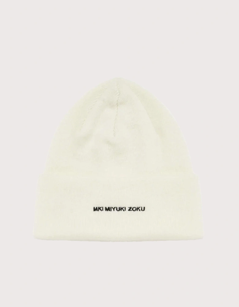 Embroidered Merino Beanie