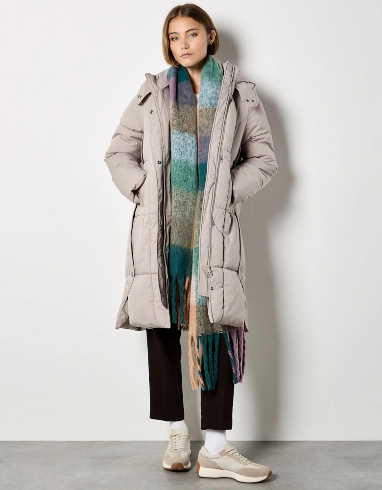 Longline Padded Puffer Coat