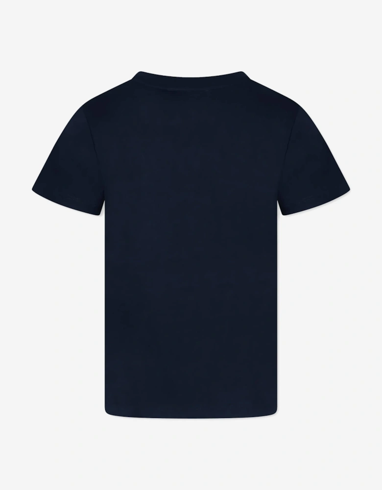 Boys Logo T-Shirt in Navy