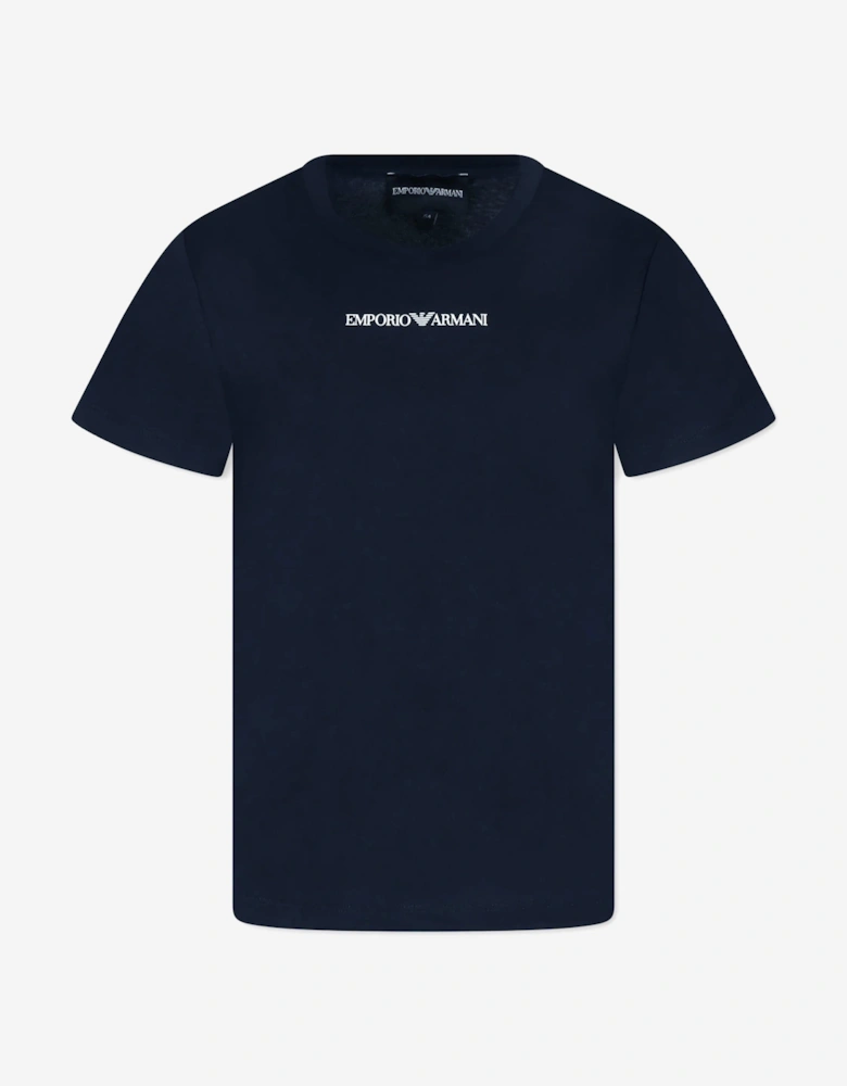 Boys Logo T-Shirt in Navy