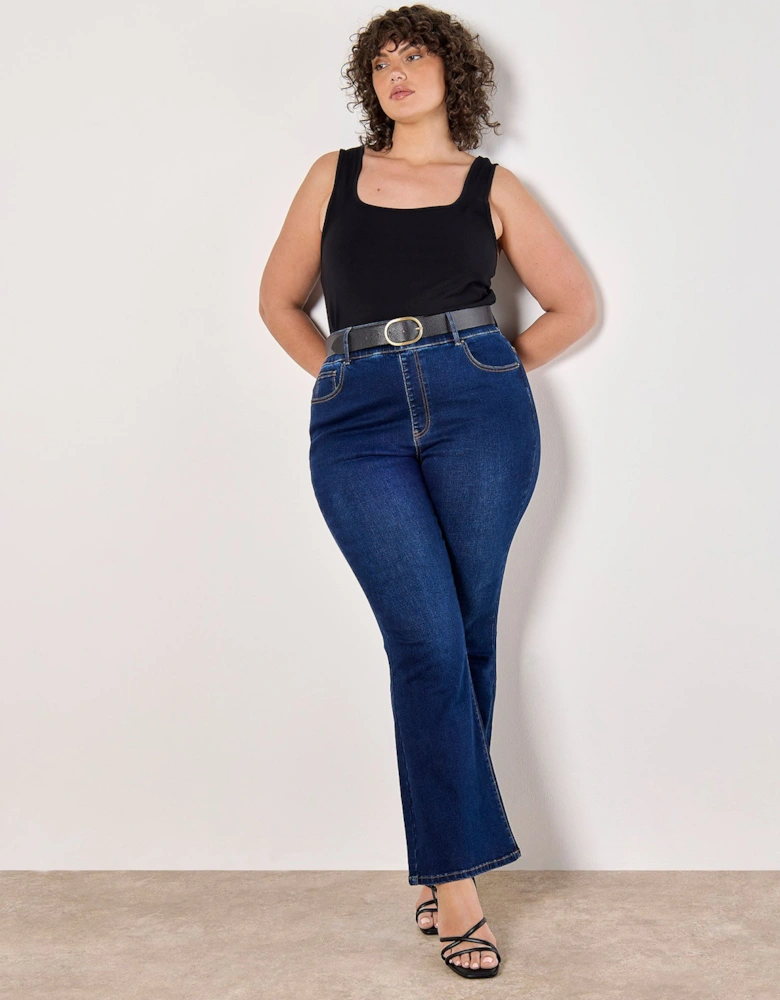 Curve Lola High-Waist Flare Jeggings