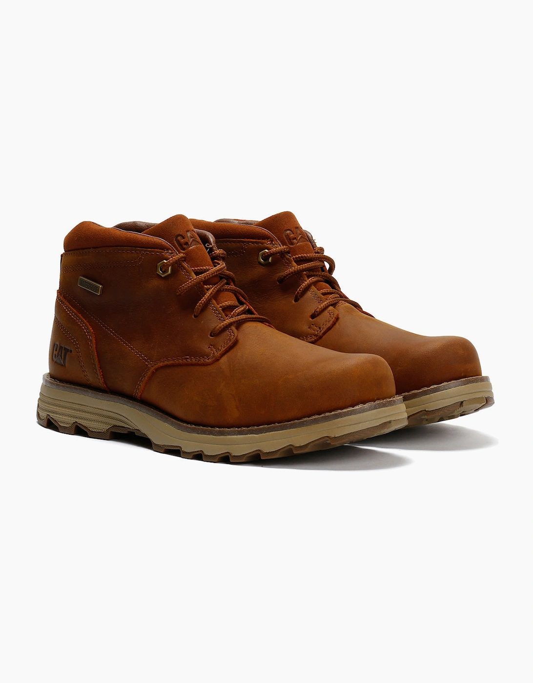 Caterpillar Caterpillar Men's Elude WaterProof  Leather Brown P724341 Mens Boots